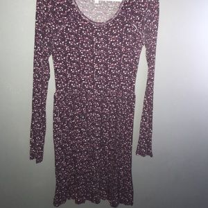 Purple Floral Dress